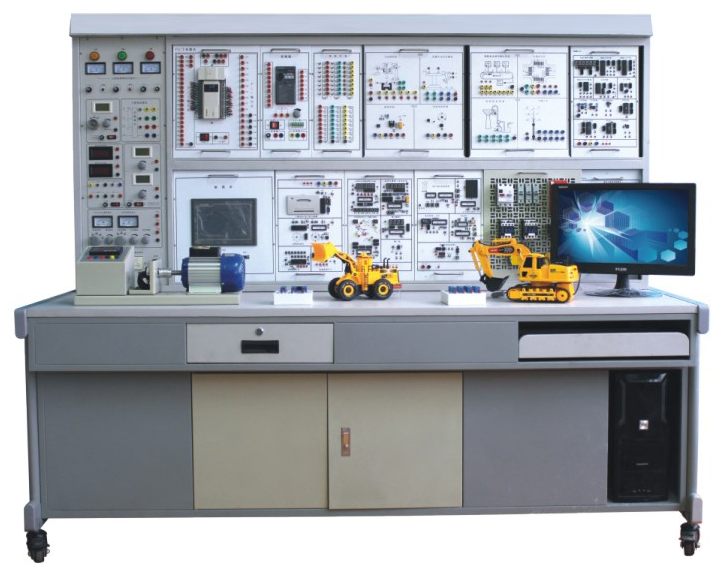 LGSX-03A 工業(yè)自動化綜合實(shí)訓(xùn)裝置（PLC+變頻器+觸摸屏+單片機(jī)）